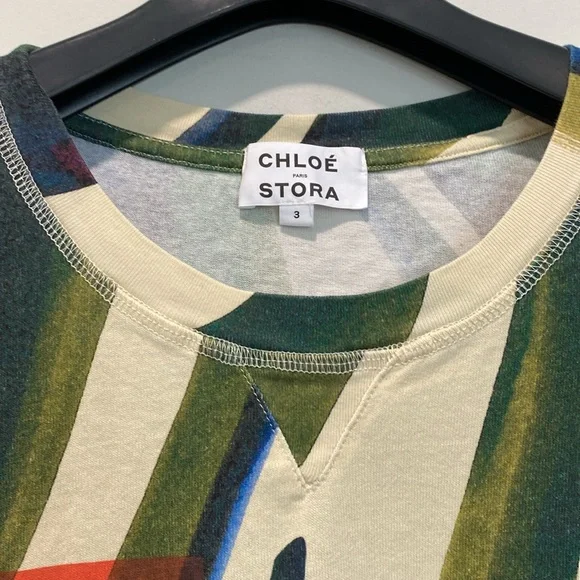 Abstract Multicolor Women's Top - Picture 8 of 11